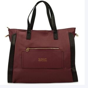 Badgley Mischka Rose XL Vegan Leather Travel Tote Weekender Bag